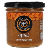 Miód - Miód z cynamonem Nasza Pszczelarnia 190g - miniaturka - grafika 1