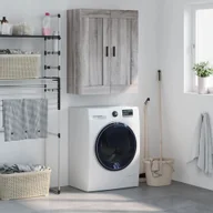 Szafki na klucze - Vidaxl Szafka Wisząca, Szary Dąb Sonoma, 69,5X34X90 cm - miniaturka - grafika 1