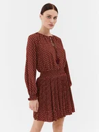 Sukienki - Pepe Jeans Sukienka codzienna Katri PL953422 Brązowy Regular Fit - miniaturka - grafika 1