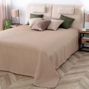 Pled Anthony 260x260cm beige - Narzuty - miniaturka - grafika 1