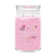 Świece - Snowflake Kisses - Yankee Candle Signature - Duża Świeca Z Dwoma Knotami - Nowość 2022 - miniaturka - grafika 1