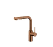 Baterie kuchenne - KFA Armatura Duero basic 6623-110-34 Miedź szczotkowana Stal szlachetna - miniaturka - grafika 1