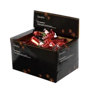 Ozdoby bożonarodzeniowe - Zawieszka plastikowa Mikołaj w lokomotywie - miniaturka - grafika 1