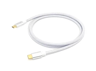 Equip 128356 kabel USB 1 m USB 3.2 Gen 2 (3.1 Gen 2) USB C Srebrny, Biały - Kable komputerowe i do monitorów - miniaturka - grafika 1
