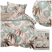 Pościel - POŚCIEL mikrofibra trójwymiarowa stylowa komplet 160x200 3 części HXDD - miniaturka - grafika 1