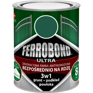 Farby olejne i specjalne - FERROBOND Farba antykorozyjna ULTRA półmat zielony RAL 6005 0,7 l - miniaturka - grafika 1