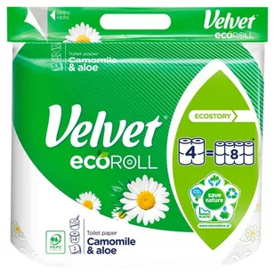 Velvet Papier Toaletowy 1 Szt. Ecoroll - Papier toaletowy - miniaturka - grafika 1