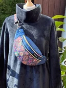 Torebki damskie - Nerka M Romby Kalejdoskop + miniportfelik gratis - miniaturka - grafika 1