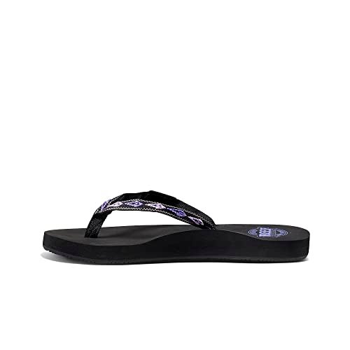 Reef Damskie japonki imbirowe, Czarny purpurowy, 42 EU