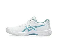Trampki damskie - ASICS Gel-Game 9 Clay/OC, Trampki damskie, White Gris Blue, 37 EU - miniaturka - grafika 1