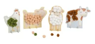 Zabawki interaktywne dla dzieci - Little Dutch Karty Z Pomponami Little Farm 125667 - miniaturka - grafika 1