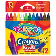 Kredki, ołówki, pastele i pisaki - Colorino Colorino Kids Kredki świecowe 12 kolorów 5907690813314/1 - miniaturka - grafika 1