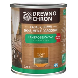 Drewnochron Lakierobejca 2w1 dąb złoty 0,75 l - Farby i impregnaty do drewna - miniaturka - grafika 1