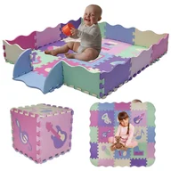 Maty piankowe - MATA PIANKOWA EDUKACYJNA GRUBA KOJEC DLA DZIECI PUZZLE 25 ELEMENTÓW 3W1 - miniaturka - grafika 1