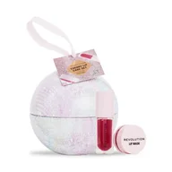 Zestawy kosmetyków damskich - Makeup Revolution London Cherry Lip Care Set Zestaw olejek do ust Glaze Lip Oil 4,5 ml Cherry + maska do ust Lip Mask 4 g Cherry - miniaturka - grafika 1