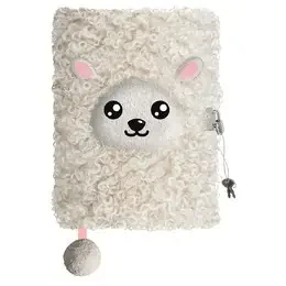 Pamiętnik A5 Włochacz z kłódką 3D My Little Friend Sheep 96 k. - ST-Majewski - Notesy i bloczki - miniaturka - grafika 1