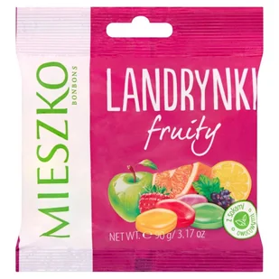 Mieszko LANDRYNKI OWOCOWE 90g /36/ GMIE.1100 - Cukierki - miniaturka - grafika 1