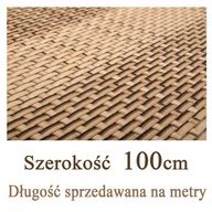 Parawany - Mata,osłona balkonowa z technorattanu, kolor słomkowy, szerokość 1,00 m - miniaturka - grafika 1