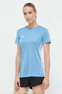 Koszulki sportowe damskie - adidas Performance t-shirt treningowy Tabela 23 kolor niebieski - miniaturka - grafika 1