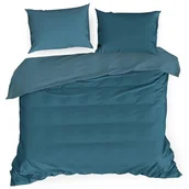 Pościel - Eurofirany Pościel turkus z satyny bawełnianej Nova3 160x200 ef-psc-nova3turk-160 - miniaturka - grafika 1