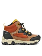 Buty dla chłopców - Geox Trzewiki J Magnetar Boy B Abx J463ZC 050FU C0275 S Brązowy - miniaturka - grafika 1