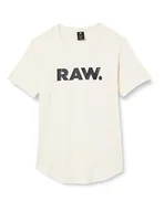 Koszulki i topy damskie - G-STAR RAW Raw. Slim R T Wmn T-Shirt damski, beżowy (Eggnog D21226-4107-g076), XXL - miniaturka - grafika 1
