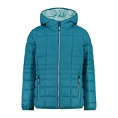 Kurtki i płaszcze dla dziewczynek - CMP Dziewczęca nylonowa kurtka z kapturem ze stałym kapturem dla dziewczynek nylonowa kurtka z kapturem Unisex - dla dzieci i chłopców - miniaturka - grafika 1