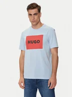 Koszulki męskie - Hugo T-Shirt Dulive222 50467952 Niebieski Regular Fit - miniaturka - grafika 1