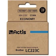 Tusze zamienniki - Actis Tusz KB-223C (do drukarki Brother, zamiennik LC223C standard 10ml cyan) EXPACSABR0050 - miniaturka - grafika 1