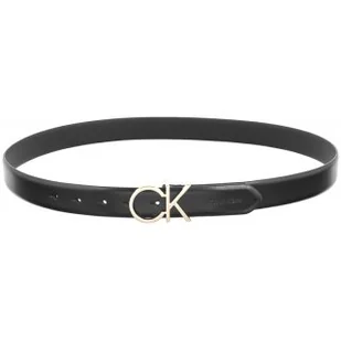 Pasek Re-Lock CK Logo Belt 30mm K60K610157 BEH Black (CK505-a) Calvin Klein - Paski - miniaturka - grafika 1