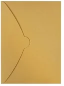 Teczki i skoroszyty - Teczka ozdobna kopertowa METALIZOWANA ZŁOTA opk. 5 sztuk A4 - miniaturka - grafika 1