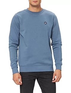 KRONSTADT Męska bluza Lars Organic/Recycled Sweat Crew, niebieski (Sea Blue), XXL - Bluzy męskie - miniaturka - grafika 1