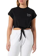 Koszulki i topy damskie - Champion Damska koszulka Rochester 1919 Made with Love Crop S-L, czarna, średnia, czarny, M - miniaturka - grafika 1