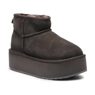 Śniegowce damskie - EMU Australia Skórzane śniegowce Stinger | z dodatkiem wełny - miniaturka - grafika 1