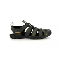 Buty trekkingowe męskie - Buty trekkingowe męskie Keen Clearwater Cnx Leather Magnet Black czarne - miniaturka - grafika 1