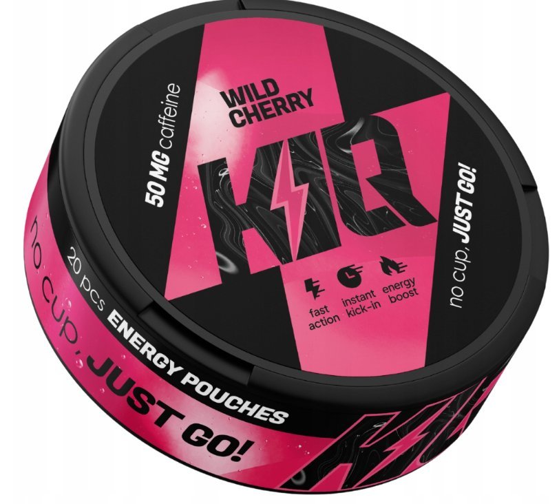 Saszetki Kofeinowe KIQ Wild Cherry 50mg