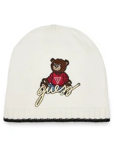 Guess Czapka H4BZ09 Z2QP0 Biały - Czapki dla dzieci - miniaturka - grafika 1