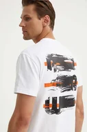 Koszulki męskie - G-Star Raw t-shirt bawełniany męski kolor biały gładki D24684-C336 - miniaturka - grafika 1
