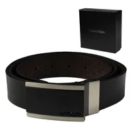 Paski - Pasek męski Calvin Klein skóra dwustronny+ pudełko HC0337B5700216 - miniaturka - grafika 1