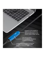 Kable komputerowe i do monitorów - Lindy Usb 3.2 Gen1 Złącze Żeńskie Usb-A Męskie Usb-C 8.00M (43381) - miniaturka - grafika 1