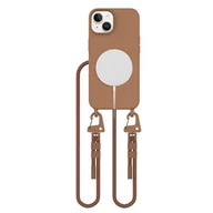 Etui i futerały do telefonów - Etui TECH-PROTECT MagNecklace MagSafe do Apple iPhone 13 Brązowy - miniaturka - grafika 1