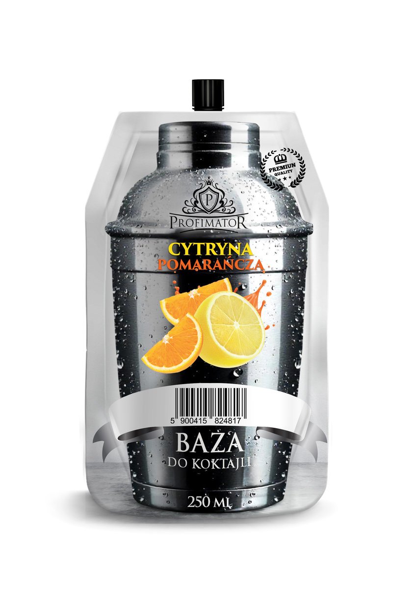 Koncentrat do nalewek CYTRYNA POMARAŃCZA 250ml