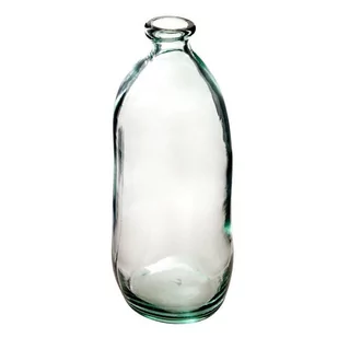 Atmosphera Wazon szklany z recyklingu 51 cm kolor transparentny 155687A - Wazony i flakony - miniaturka - grafika 1
