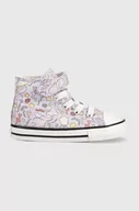 Buty dla dziewczynek - Converse trampki dziecięce kolor fioletowy - miniaturka - grafika 1