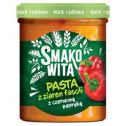 Zdrowa żywność - Smakowita Pasta z ziaren fasoli z czerwoną papryką 180 g - miniaturka - grafika 1