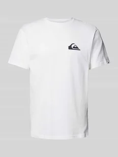 T-shirt z nadrukiem z logo - Koszulki męskie - miniaturka - grafika 1