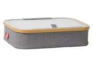 Pasmanteria - torba na przybory dziewiarskie/ krawieckie PRYM 612683 tkanina bambus - miniaturka - grafika 1