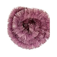 Ozdoby bożonarodzeniowe - Łańcuch choinkowy cienko cięty 200 x 10 cm różowy - miniaturka - grafika 1