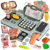 Zabawy w naśladowanie dorosłych - Kasa Fiskalna dla Dzieci Akcesoria Koszyk - miniaturka - grafika 1