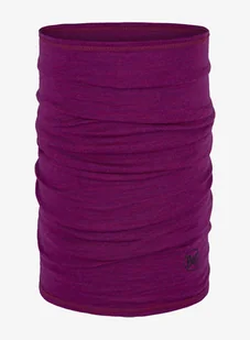 Chusta wielofunkcyjna Buff Lightweight Merino Wool - solid magenta - Czapki i chusty sportowe męskie - miniaturka - grafika 1